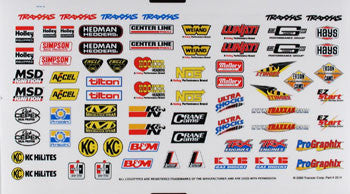 2514 Decal sheet, racing sponsors
