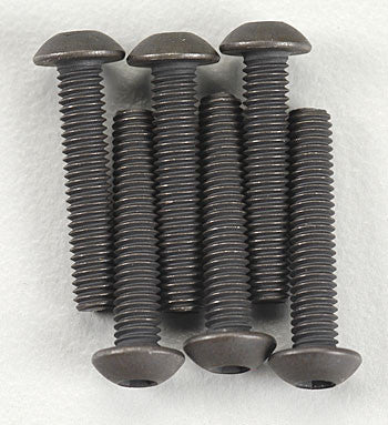 2579 Screws, 3x15mm button-head machine (hex drive) (6))