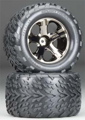 3669A All-Star Blk Chrm Whls Talon Tires