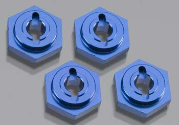 7154X Wheel Hubs Hex Alum Blue Anodized (4)