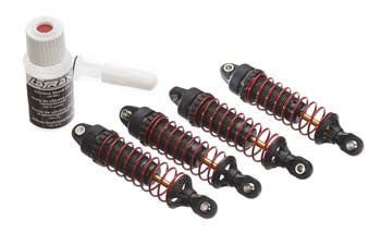 Tra7665 Traxxas LaTrax Hard-Anodized GTR Shocks w/TiN shafts (4)