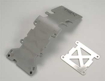 4938A Skid Plate Re Plastic Gray/SS Plate