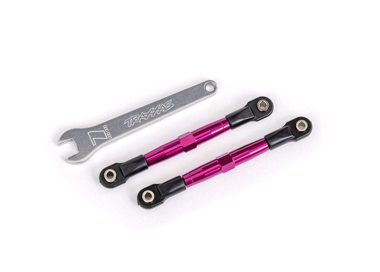2445p Traxxas Toe links, front Pink