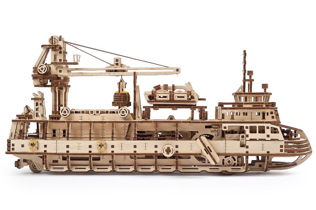 UGears Research Vessel - 575 pieces