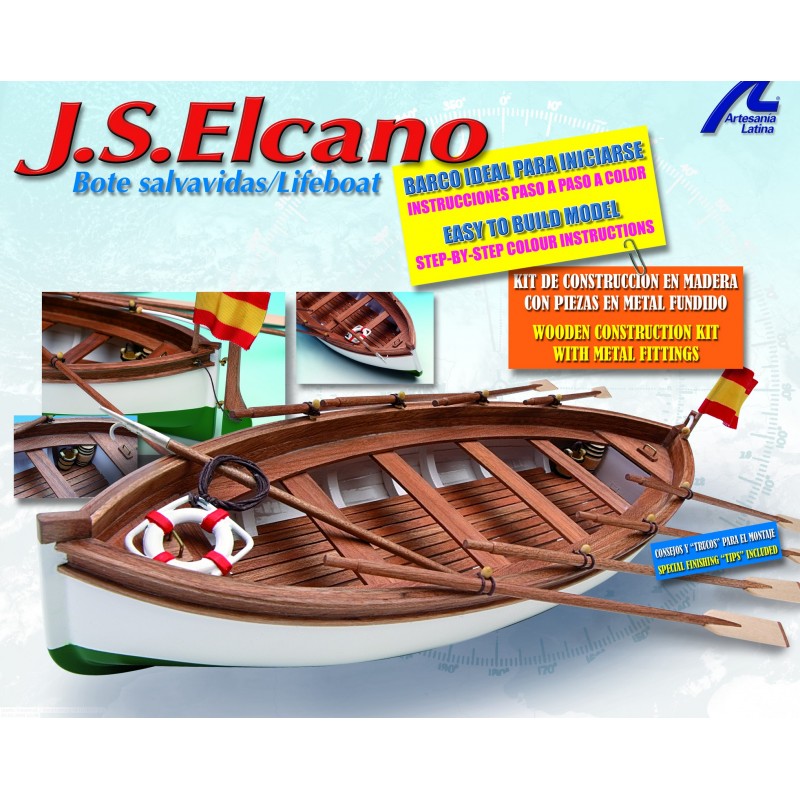 19019 Bote Salvavidas del Buque Escuela Español Juan Sebastián Elcano 1/35